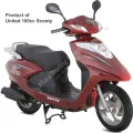 Rear Carrier for United 100cc Scooty | Rail Grab Rear for Scooter LF100T-B | GY6 Scooter | United Scooty Parts. 