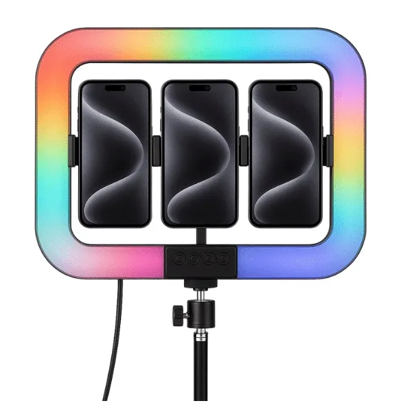 💡 NeePho MJ‑38 RGB LED Ring Light – Multi‑Color Lighting with ...
