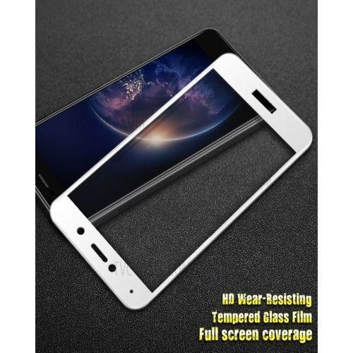 Full Screen Color Glass For Huawei Y7 Prime - White