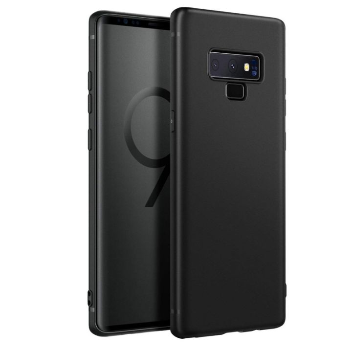 Samsung%20Galaxy%20Note%209%20Matte%20Black%20Flexible%20TPU%20Shockproof%20Case%20-%20Image%203