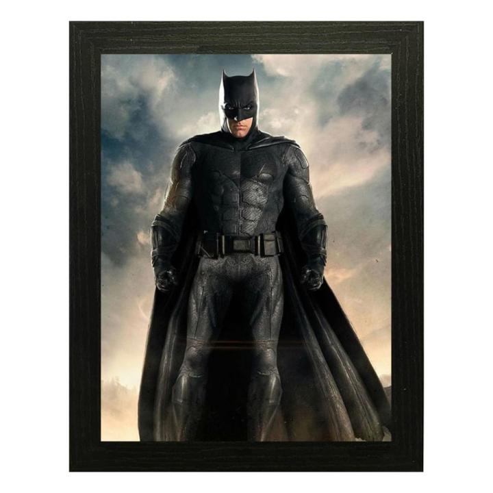 Batman Movies Poster Frame, Justice League Framed Movies Poster - Raqeeq OFD77