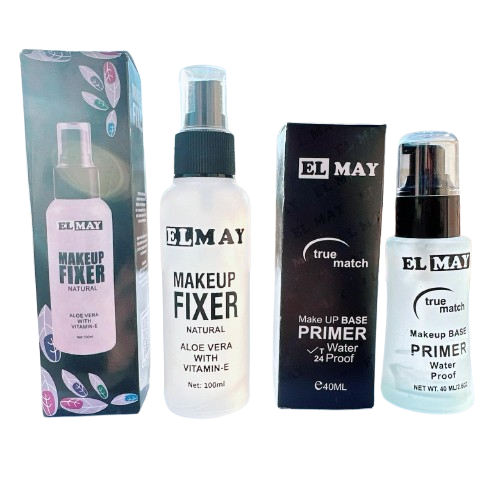 Deal of 02 Primer Makeup Base & Makeup Fixing Spray