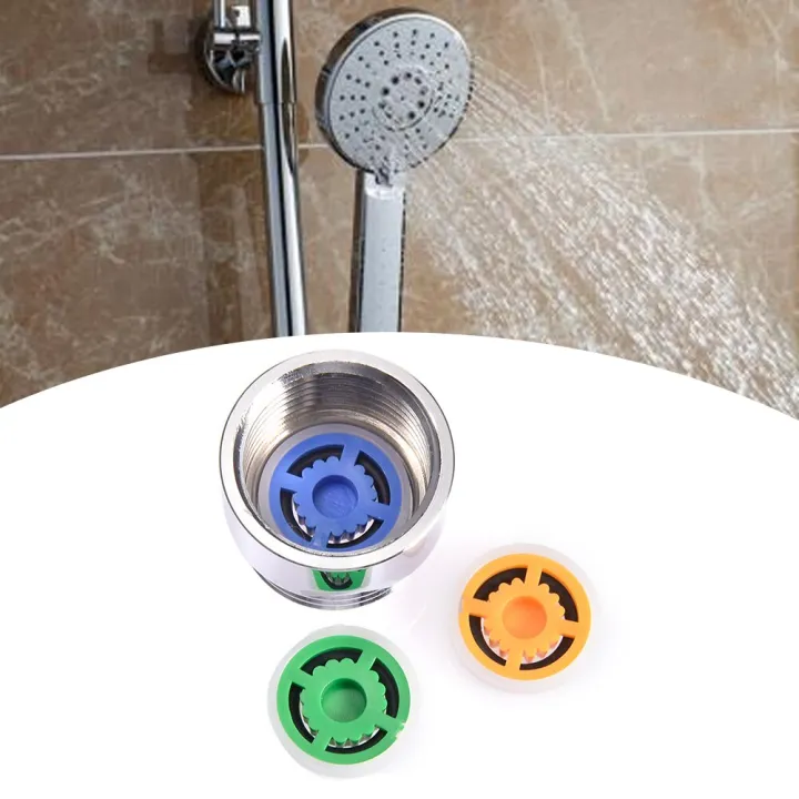 4pc%20Bathroom%20Shower%20Spray%20Shower%20Set%201/2%20Inch%20Adapter%20Dedicated%20Restrictor%20Valve%20Save%20Water%20Faucet%20Extender%20With%20Tube%20-%20Image%206