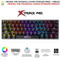 RGB Gaming Keyboard - Mechanical Keyboard Blue Switch Wired / Wireless Mini RGB Keyboard 87 Keys With & With Out Numpad - RGB Light Mechanical Keyboard Black/White - Detachable TYPE-C Wired/Wireless For Professional Gaming - Compatible With PC & Laptop. 