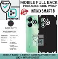 INFINIX SMART 8 FULL BACK 360 PREMIUM Protection Skin / Wrap protection sheet fo infnix smart 8. 