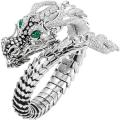 Unique Men's Chinese Dragon Ring Cool Cycling Men and Women's Rings Size Adjust. 