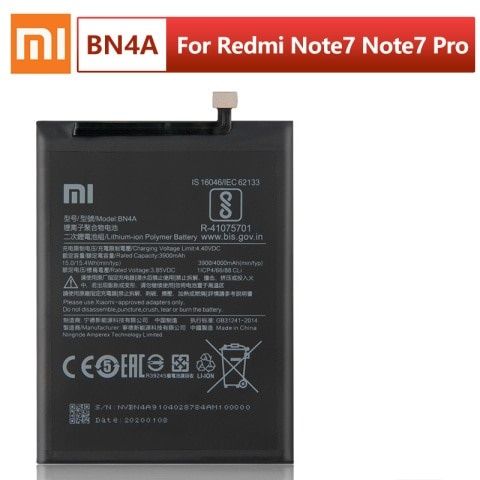 Xiaomi%20Redmi%20Note%207%20/%20Note%207%20Pro%20Battery%20Replacement%20BN4A%20Battery%20with%204000mAhCapacity-Black%20-%20Image%203