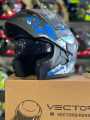 HELMET VECTOR VT-254 FLIPUP - DUAL VISOR - DOT APPROVED. 
