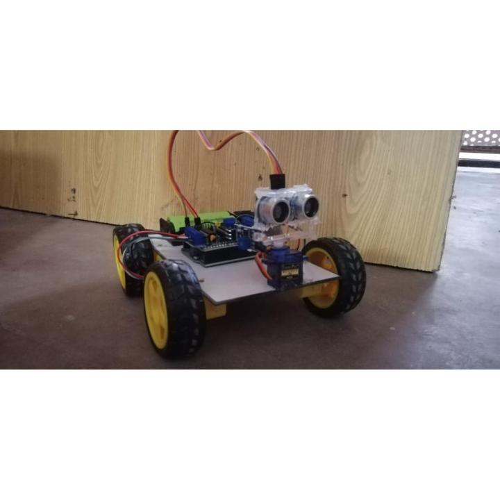 Aurdino based Programable Obstacle avoidance Robot Car