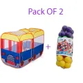 Pop Up House Tent for 2-3 Kids - Multicolor. 