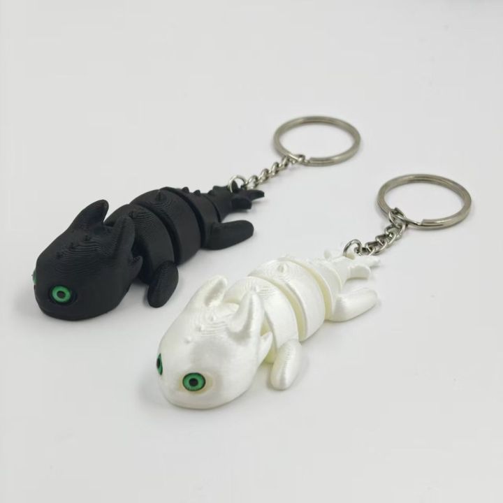 New Cartoon Anime How To Train Your Dragon Keychain 3D Printed ...