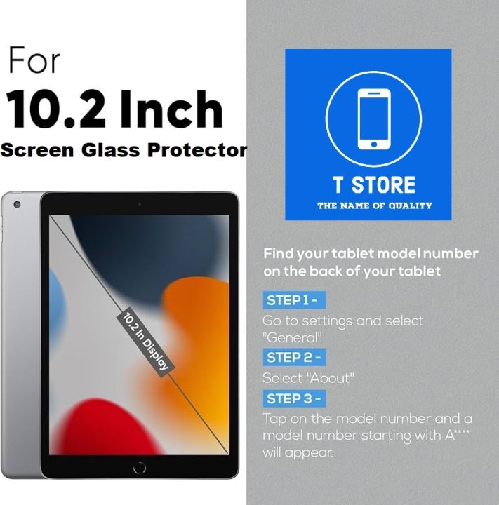 Screen Protector For iPad 7th 8th 9th Generation 10.2 Inch Glass Protector ipad 7 8 9