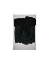 Sport Fitness Leather Gym Gloves Black. 