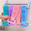Easy  Kitchen Silicone Back Scrub Bath Shower Silicone Body Brush Silicone Bath Towel Exfoliating Body Brush Belt Wash Body Wash Silicone Body Scrubber Belt. 