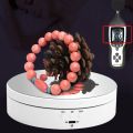 360 Degree Round Rotating Turntable Display Stand Photography Accessories Studio Photo Background Stand (White). 
