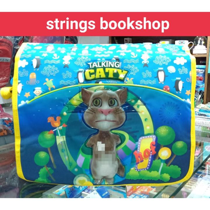 Talking Tom school bag for kids talking Tom single shoulder bag for boys side bag for kids school bag for girls laptop bag for kids travel bag for kids sports bag for boys Spiderman school bag avengers school bag Batman school bag Superman school bag