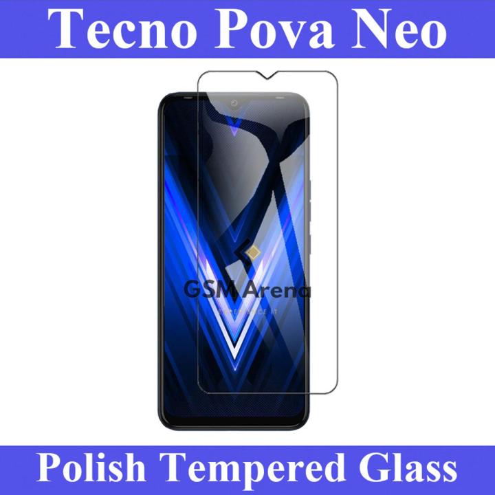 Tecno Pova Neo Glass Protector Polish Screen Tempered For Tecno Pova Neo