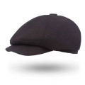 Men Vintage Cotton Beret Hat Octagonal Newsboy Cap Winter Casual Cabbie Cap. 