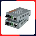 NetLINK Media Converter HTB-1100S-A/B Optical Fiber Media Transceiver 25km SC 10/100M RJ45 Single Mode Single Fiber 100Mbps Speed High Data Transfer 20KM Distance Single Mode Fiber Support Pair. 