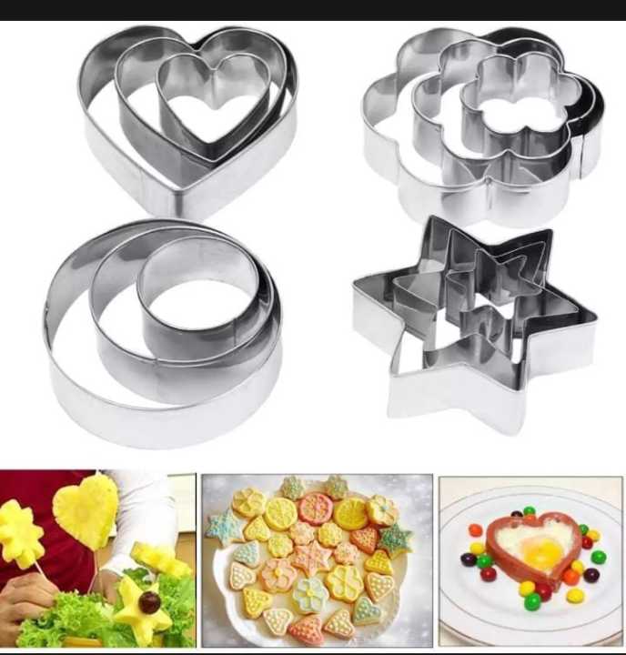 Cutter%20-%20Cookie%20Cutter%20-%20Cookie%20Pastry%20&%20Fruit%20Cutters%20Stainless%20Steel%20Silver%2012%20Pieces%20(Heart%20Star%20Circle%20Flower%20Shape%20)%20-%20Image%202