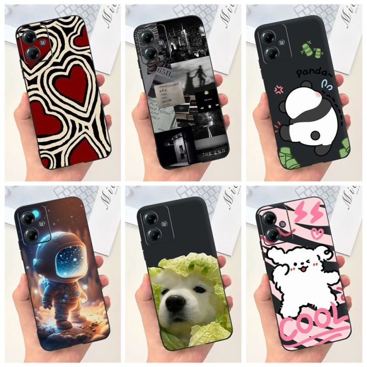 Cute Fashion Candy Painted Cover Soft Silicone Case For Motorola G14 G24 Moto G34 Casing