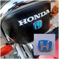 Metal Logo Honda H logo For Motorcycle Car Self Adhesive. 