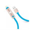 DANYS DU-20 (STANDARD DUAL 2 IN 1 - ANDROID/IPHONE CABLE). 