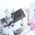 1 Pair Anime Earrings Ear Clips Heart Round Bead Earrings Gifts Cosplay Costume Prop Drop Earring Anime Jewelry Fans Gift. 