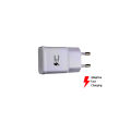 EU 2 Pin Plug EP-TA20 Fast Charging Travel Adapter For Samsung & Other Android Smart Phones - White. 