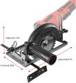 4 and 5 Inch Angle Grinder Attachment for Saw , Angle Grinder Stand 45 Degree Adjustable Precise Cutting Stand for Angle Grinder Accessories  , Grinder To Circular Saw Conversion. 