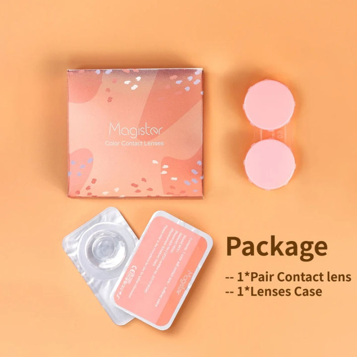 ZEBF--Magister Contact Lenses for Vision Correction Lenses with Diopters Clear Lens With Degree Myopia Power Prescription Lens 1 Pair