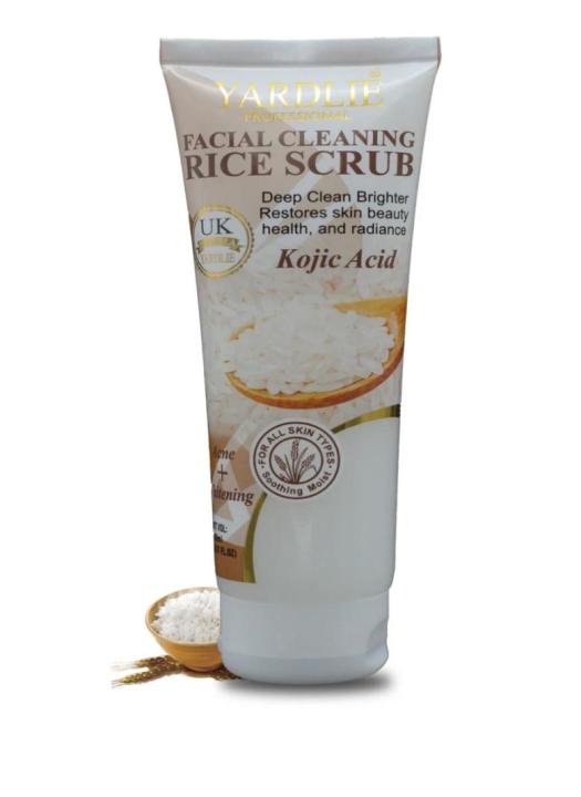 Rice cleaning facial scrub Exfoliating professional care/For all skin type/120 mL/