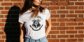 Hogwarts t-shirt for women. 