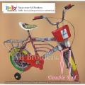 Philco Brand Two Wheel Cycle For Kids With Brakes & Double Rod, Adjustable Seat. 
