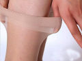 3 Pairs of Popular Transparent Socks for Women's Stockings Silk Soft Nylon Elastic Short Ankle Sheer Socks in Skin White and Black - Bilal Online. 