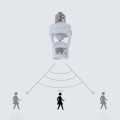 "360° Smart PIR Motion Sensor Bulb Holder | Automatic E27 Light Socket Adapter with Adjustable Timer & Lux Control | Energy Saving Lamp Base for Home & Office". 