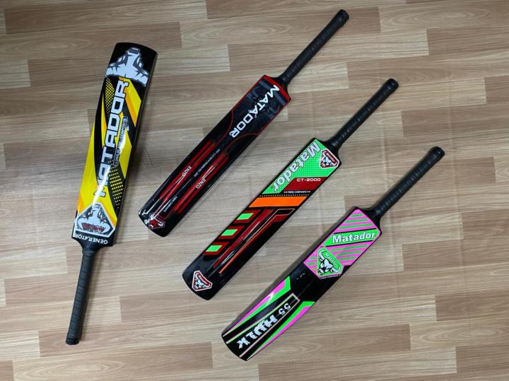 Matador Fiber Cricket tape ball bat (Generator, Q4, Enzo, Hulk 55, CT-2000) K-Handle Bats
