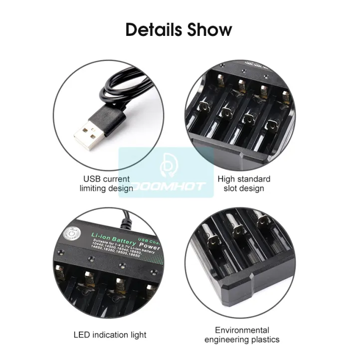 Doomhot%20Battery%20Charger%20USB%2018650%20Lithium%20Fast%20Charger%20Rechargeable%204.2V%2018650%20Single%20Slot%20/%20Four%20Slot%20Independent%20Charging%20Battery%20Charger%20Smart%20Intelligent%20Battery%20Charger%20-%20Image%206