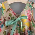 Lifetime Summer Baby Girls Floral Sleeveless Clothing Set Bowknot Vest+Pink Shorts Pants seluar. 