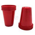 Red Plastic Cups - Red - Unisex - Pack Of 9. 