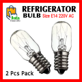 Pack of 2 - Best Quality Bulbs for Salt Lamps, Table Lamps, Fridge Imported and certified bulbs (Fridge Bulb) (Salt Lamp Bulb). 