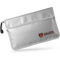 Fireproof Document Bag,Waterproof and Fireproof Money Bag with Zipper,Fireproof Safe Storage Pouch for Ect.. 