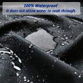 Waterproof BBQ Rolling Cart Grill Cover for Weber Q1000 Q2000 Series. 