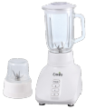 Enviro 2in1 Table Blender EI-TB-3320, Power: 400 Watts, Ice Crush Option, 1.5 L Glass Jug, With Grinder, Powerful Copper Motor, 2 Speeds With Pulse Function,Overheating Protection, Easy For Cleaning And Operating, White Color, best for Pakistani Kitchen. 