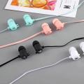 2Pcs Cartoon Cute Bear Rabbit Earphones With Mic 3.5 Mm Stereo In-ear Headset For Girls Kids For Phone MP3 Gifts. 