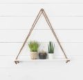 Wood Land Furniture NATURAL - DIY Tough Rope Hanging Shelf White. 