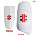 Gray Nicolls Cricket Elbow and Thigh Support Pair For Batsman , Cricket Arm & Thigh Pads. 