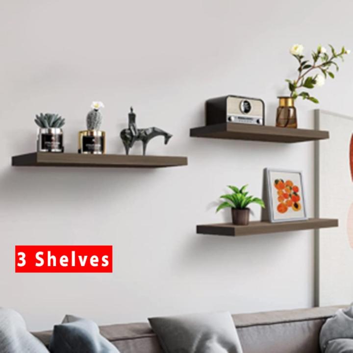 New Set of 3 Floating wooden Shelves , wall decoration wall mounted shelves, book shelf , decorative items