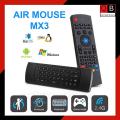 Air Mouse MX3 For Android and Smart TV - Remote Control for Smart TV - Remote Control for Android Box - Air Mouse - Wireless Keyboard - By QB. 