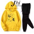 Printed Hoodie And Trouser Winter Collection Fleece Export Quality Hoodies For Women. 